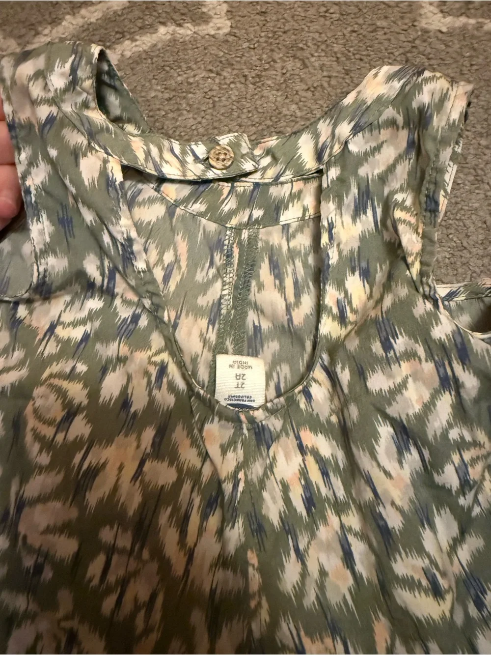 Old Navy 2T Green swing dress